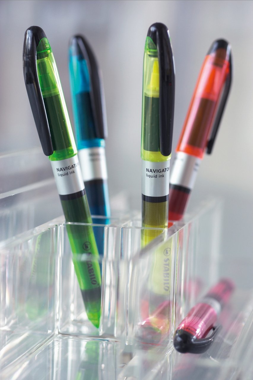 Stabilo Navigator Marcador Fluorescente Naranja -10u-