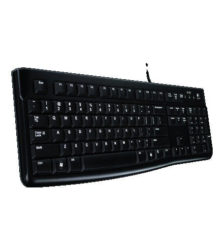 Logitech K120 Corded Teclado Teclado Usb Ruso Negro