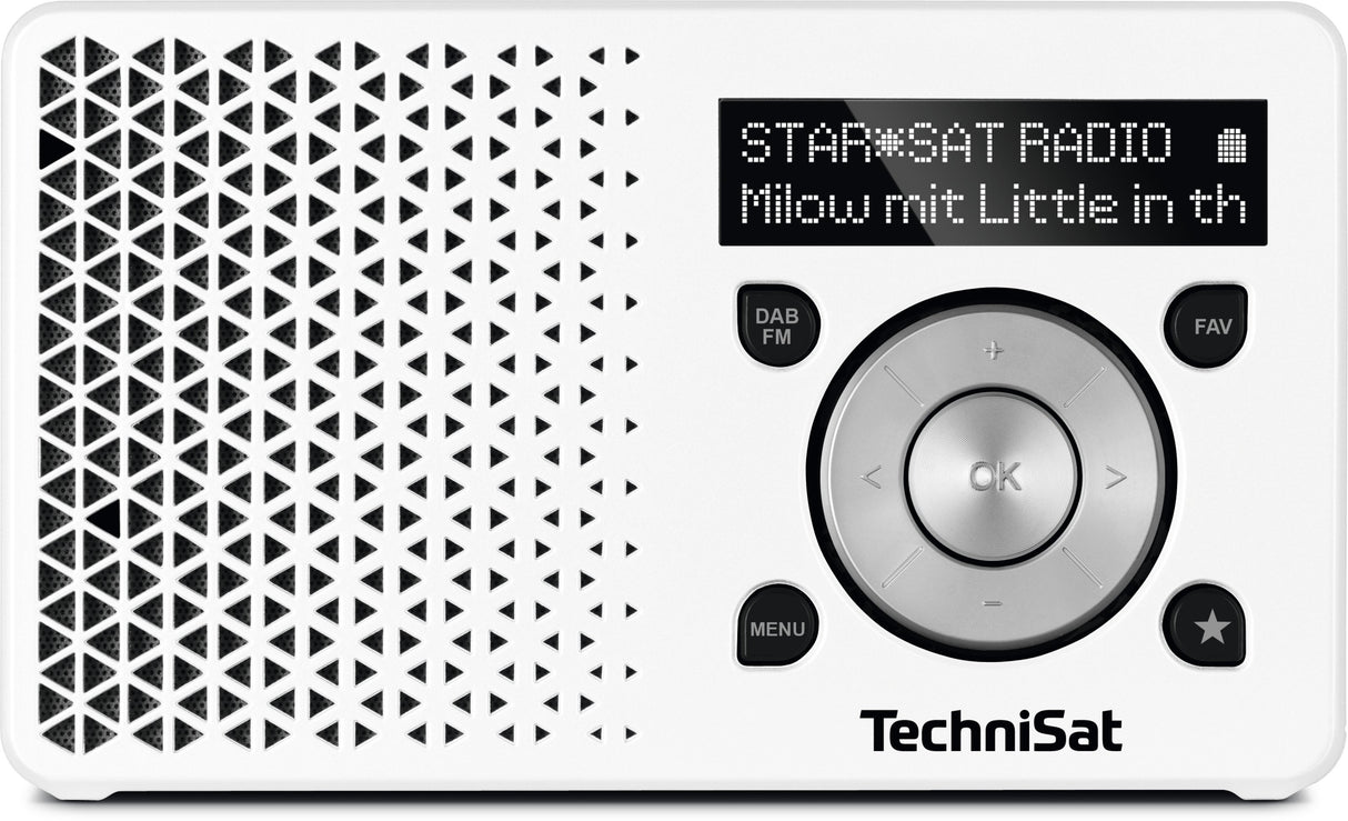 EAN 4019588149977 - TechniSat DigitRadio 1 Portátil Digital Plata, Blanco imagen 1