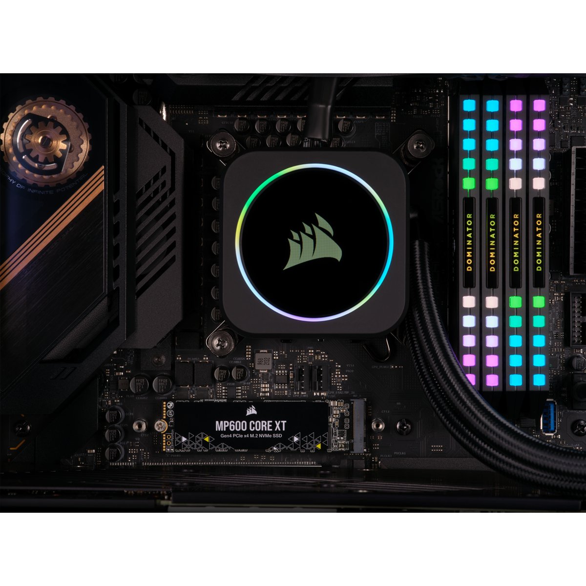 Disco Ssd 1tb Corsair M.2 Pcie 4.0 Serie Mp600 Xt Cssd-F1000gbmp600cxt