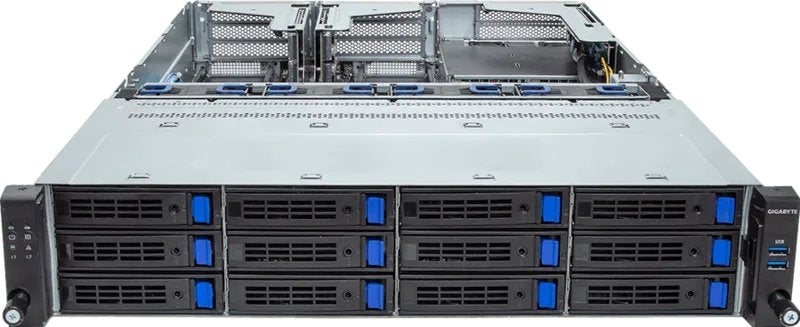 Gigabyte R263-S30-Aah2 2u 5th 4th Intel 12x3.5" 2.5" 2x1300w