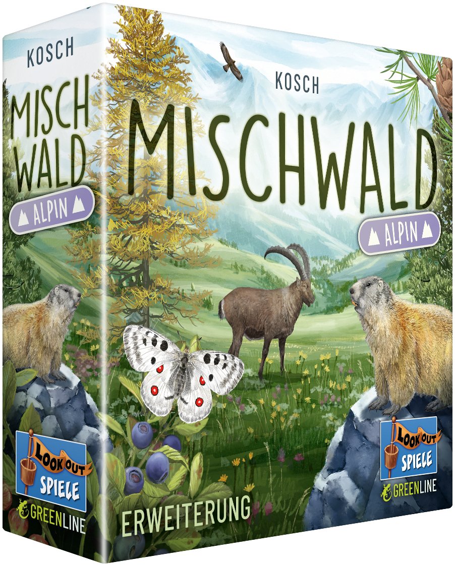 Asmodee Mixed Forest - Alpine, Expansión Del Juego De Cartas Lood0064