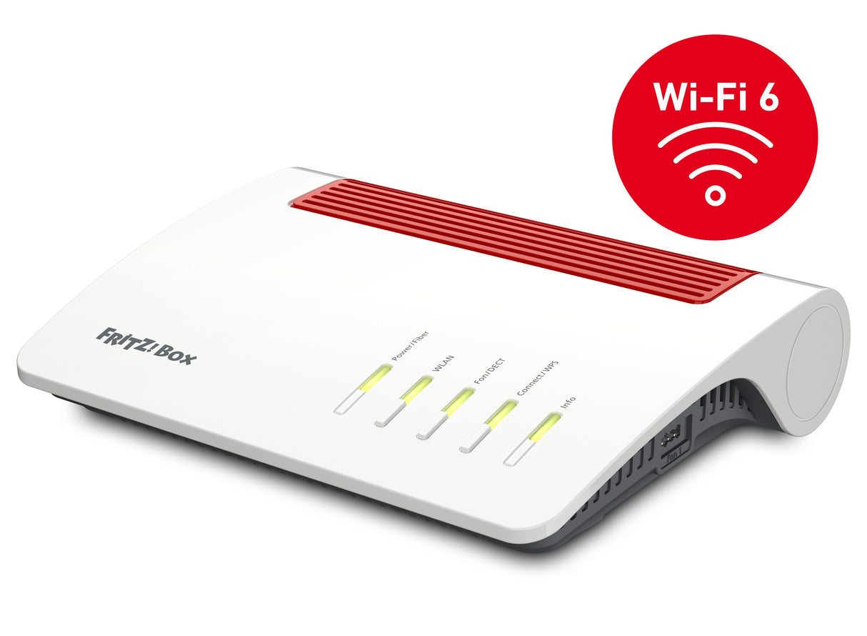 EAN 4023125030154 - Box FRITZ! 5590 Fiber XGS-PON router inalámbrico Gigabit Ethernet Doble banda (2,4 GHz / 5 GHz) Blanco imagen 2