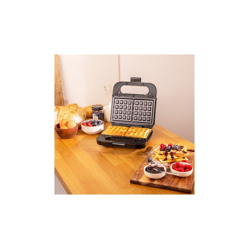 EAN 8435484043090 - Cecotec 04309 sandwichera 1000 W Negro, Acero satinado imagen 4