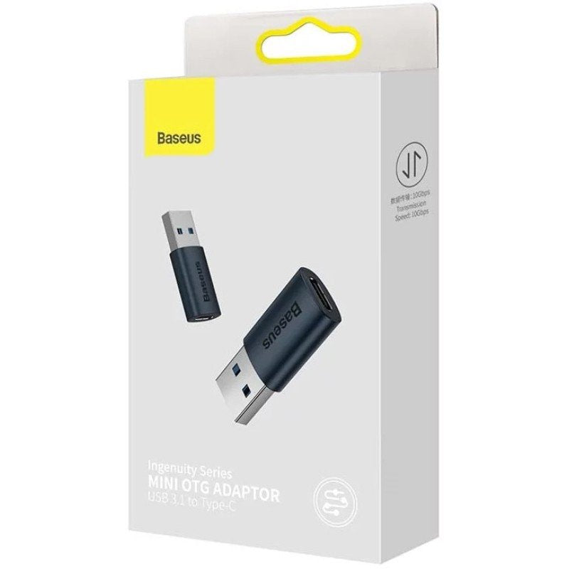 Baseus Ingenuity Zjjq000101 Usb 3.1 Negro - Adaptador Mini Otg
