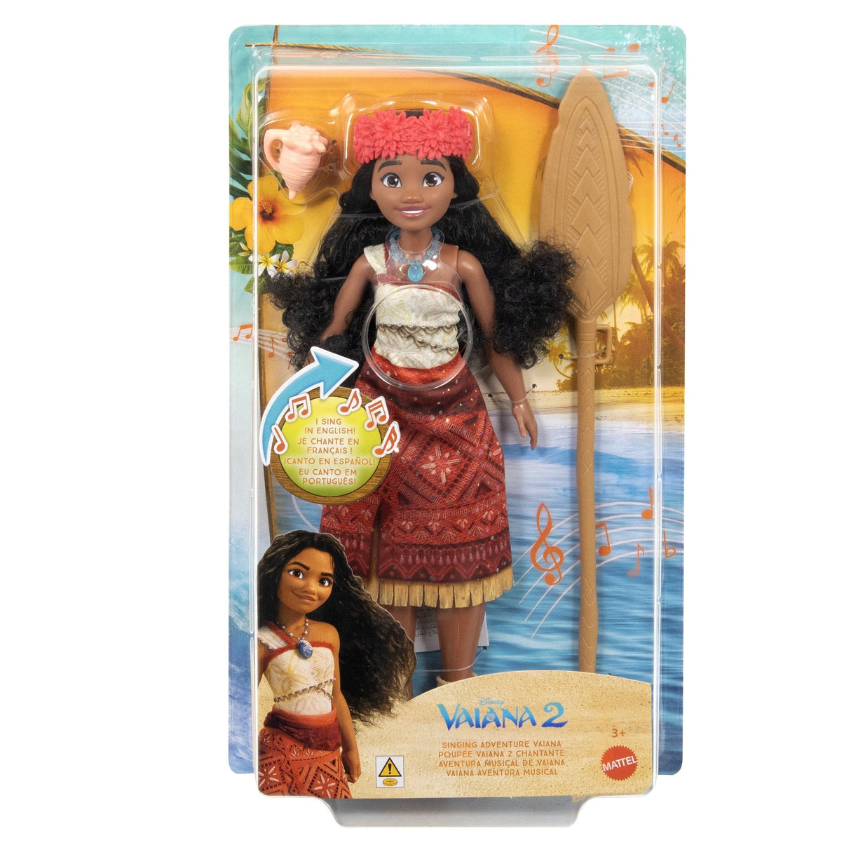Muñeca Cantarina Vaiana Moana 2 Disney