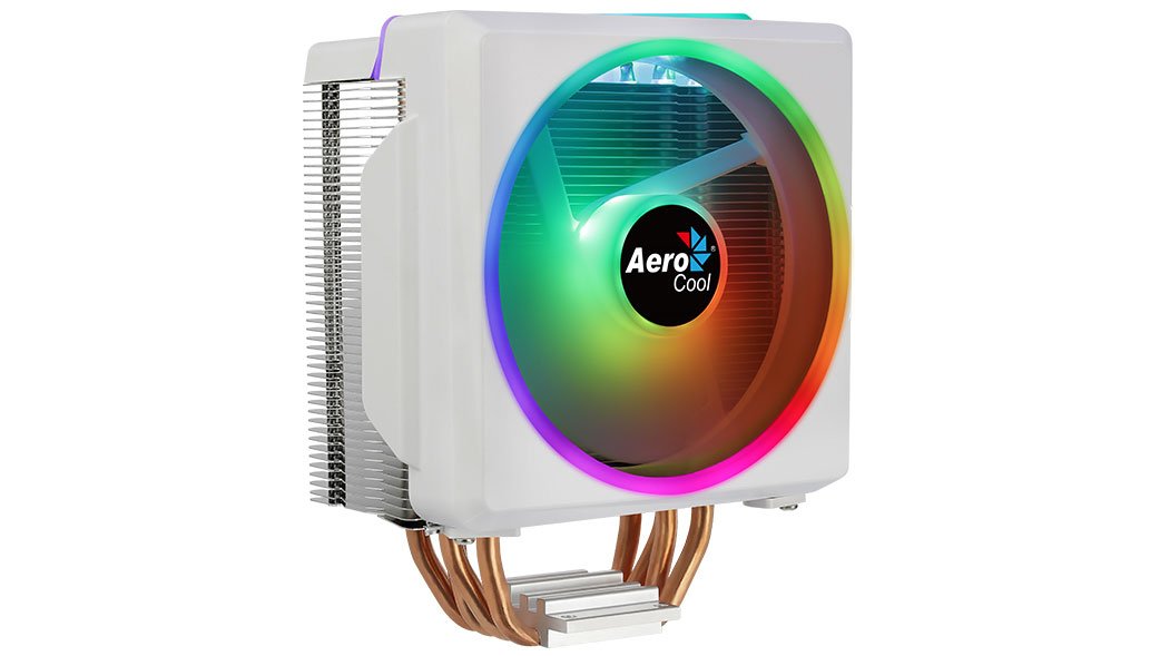 Ventilador Con Disipador Aerocool Cyclon 4f 12cm Blanco