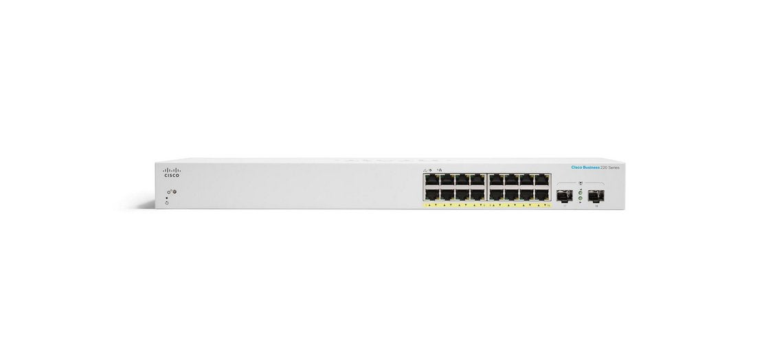 EAN 889728344463 - Cisco CBS220-16T-2G Gestionado L2 Gigabit Ethernet (10/100/1000) Blanco imagen 1