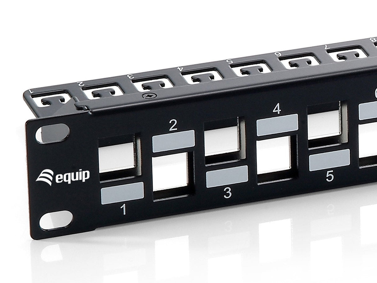 Equip Patchpanel 24x Rj45 Cat6a 19" 1he Keymone