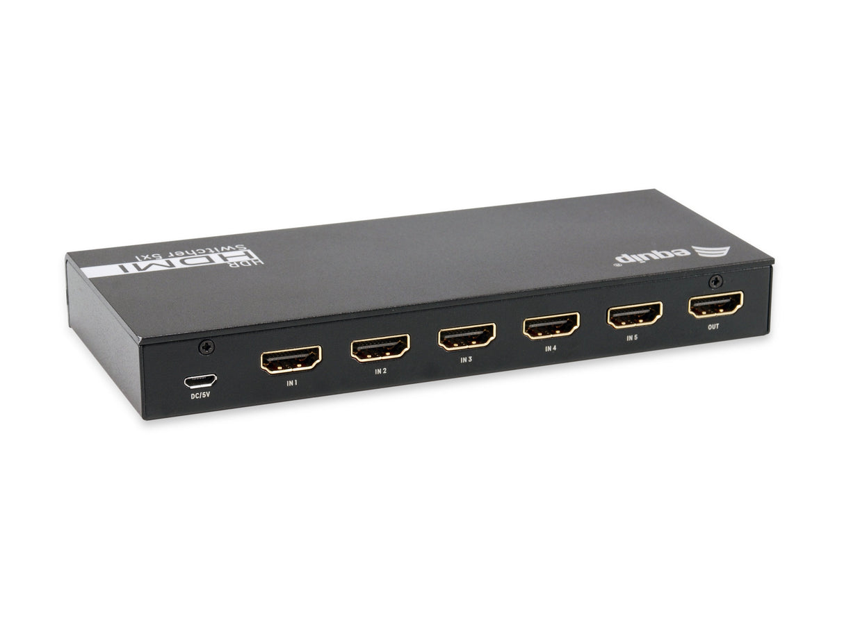 Equip Switch 5x1 Hdmi 2.0 4k/60hz Negro