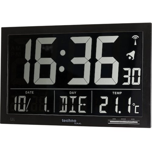Technoline Ws 8007 Reloj Digital Con Pantalla Lcd Grande