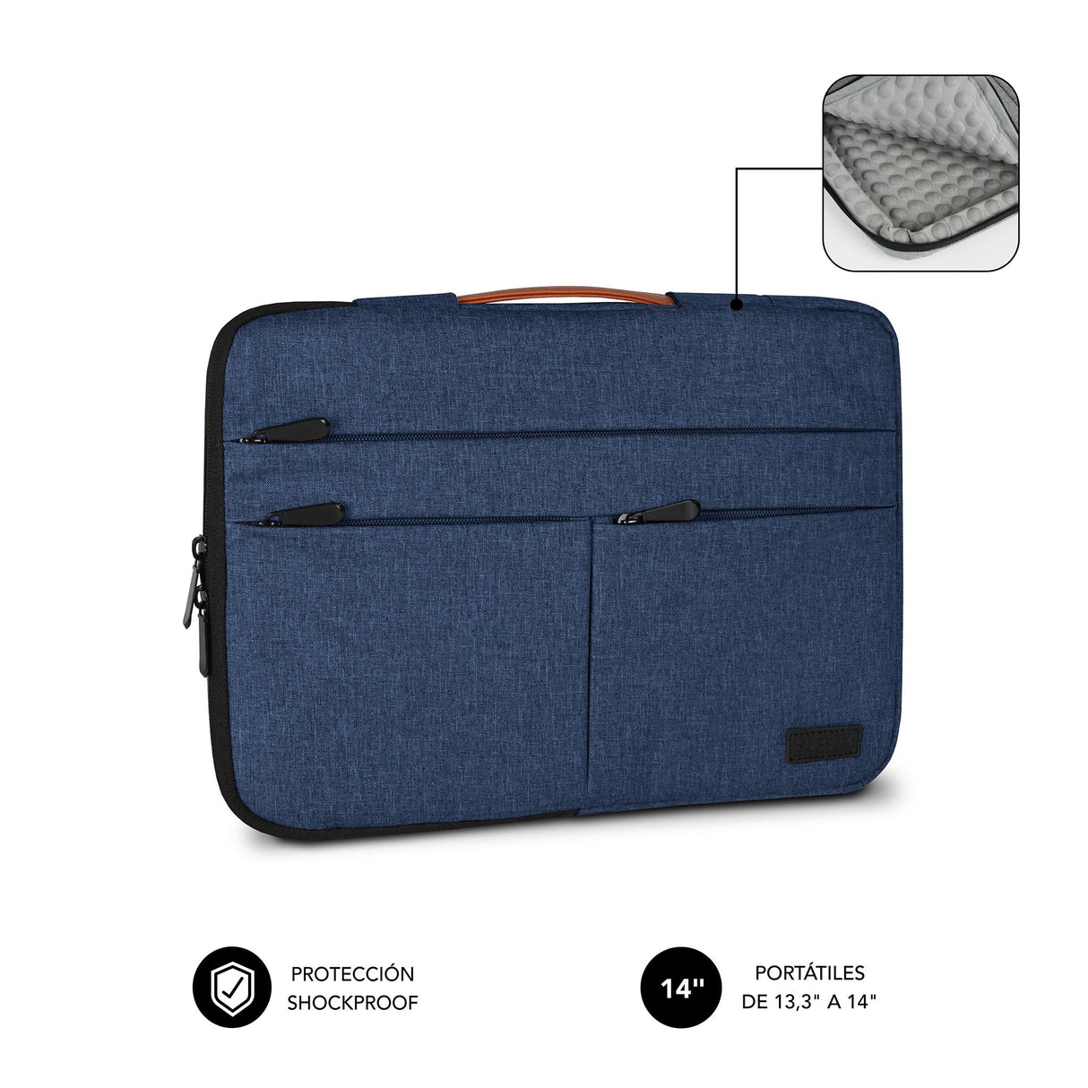 EAN 8436586742690 - SUBBLIM SUBLS-AP36003 maletines para portátil 35,6 cm (14") Azul imagen 2