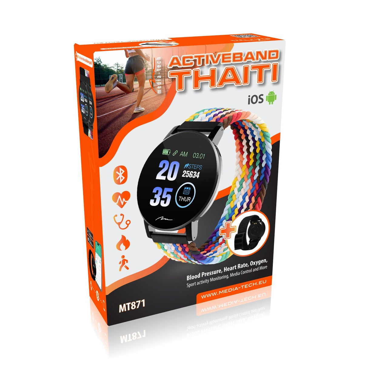 EAN 5906453108711 - Media-Tech MT871 3,3 cm (1.3") IPS 44 mm Digital Pantalla táctil Plata imagen 16