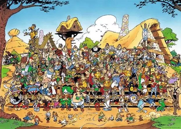 Ravensburger Puzzle Foto De Familia Astérix 1000 Piezas 12000473
