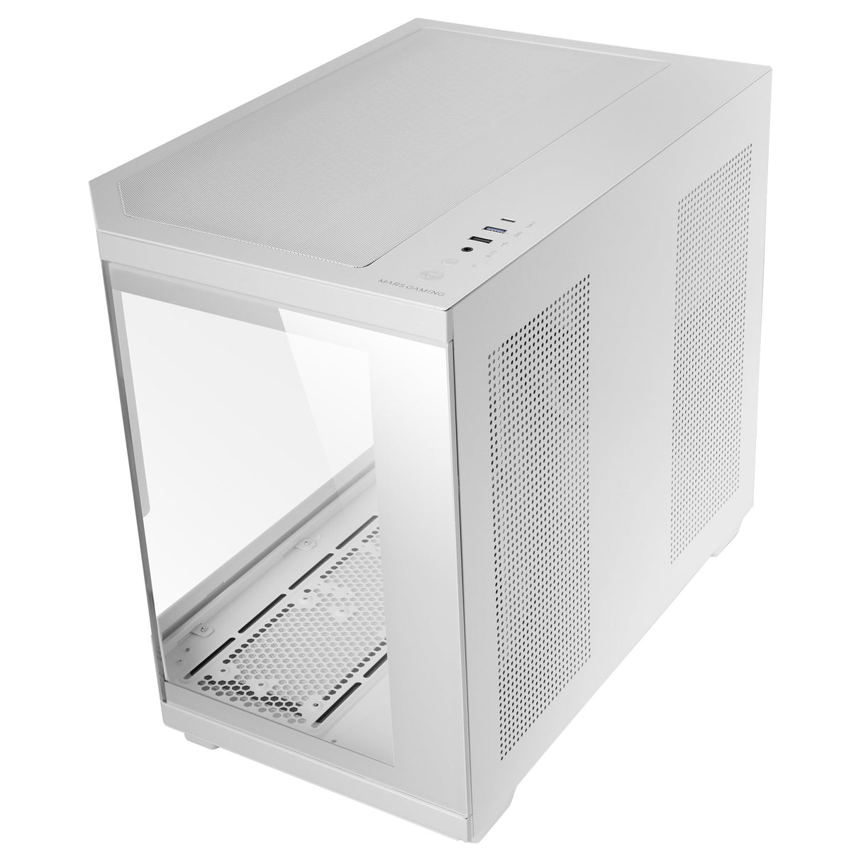 EAN 8435693113157 - Mars Gaming MC3TCORELCDMW carcasa de ordenador Mini Tower Blanco imagen 4