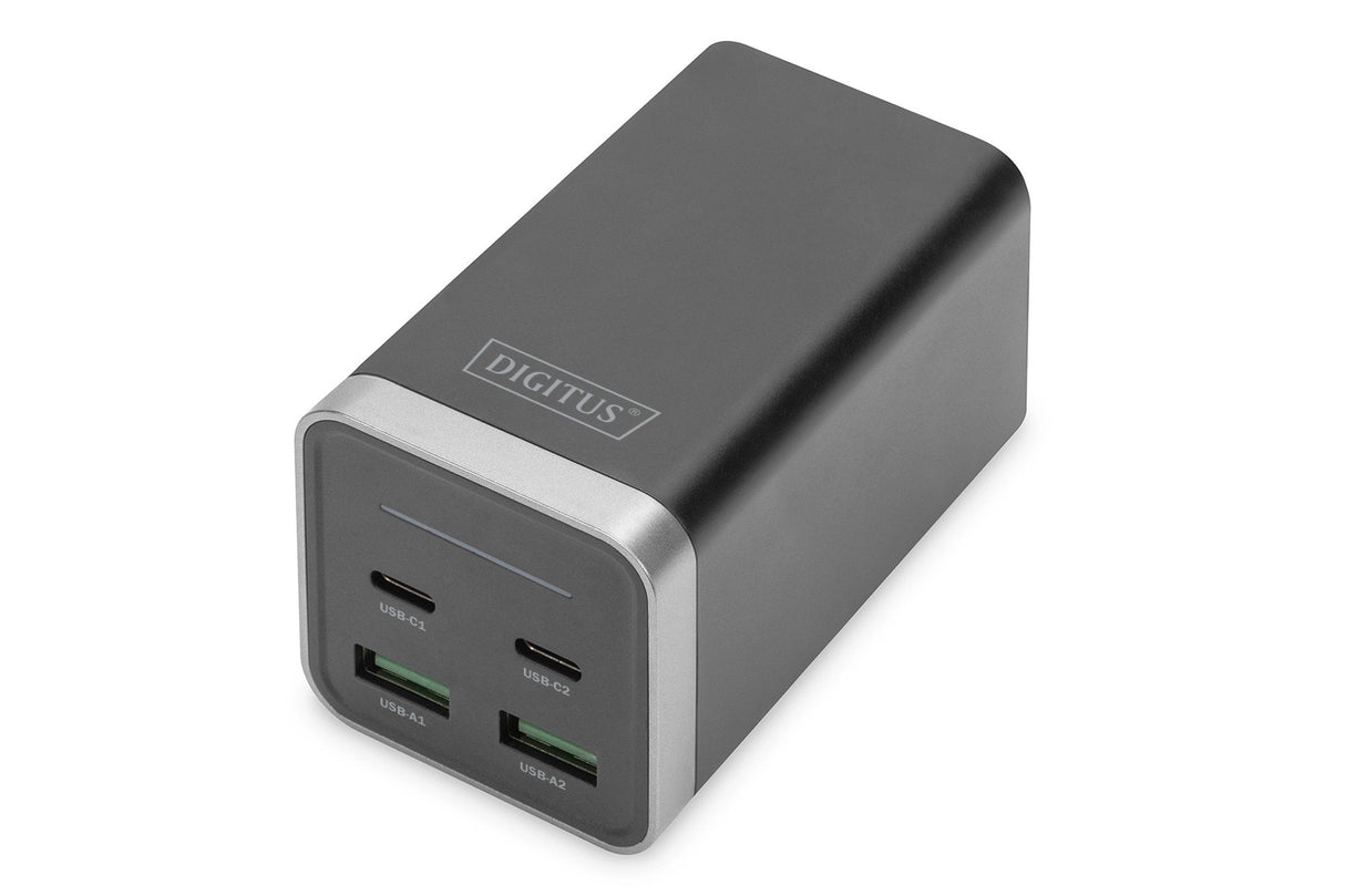 Digitus Cargador 65w 4 Port 2x Usb-C 2x Usb-A Pd3.0negro
