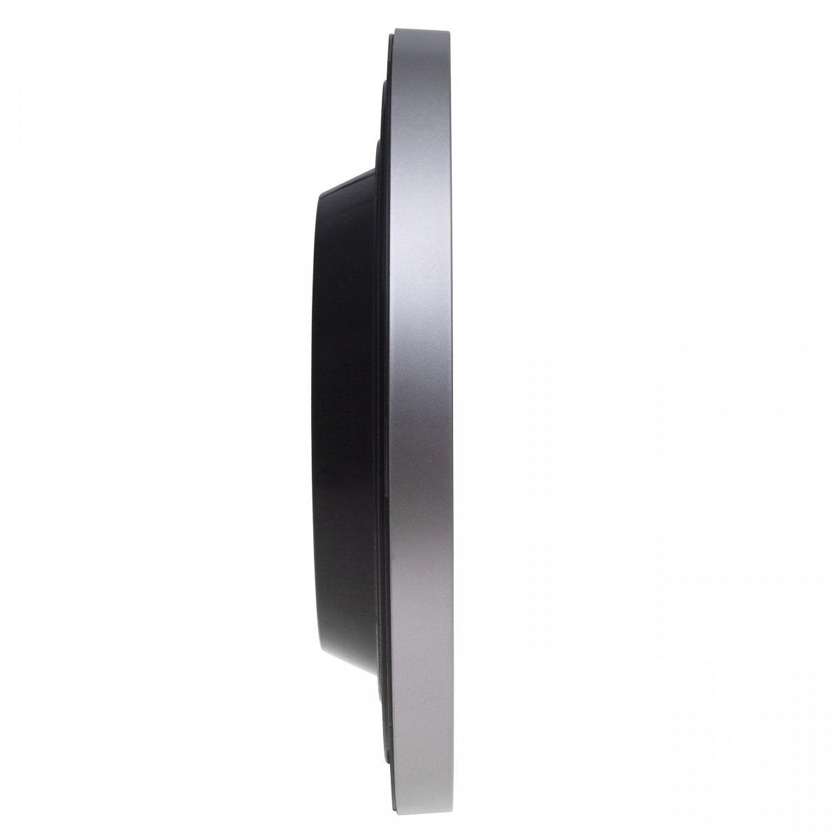 Maul 9053195 Reloj De Mesa O Pared Reloj De Cuarzo Círculo Plata, Blanco