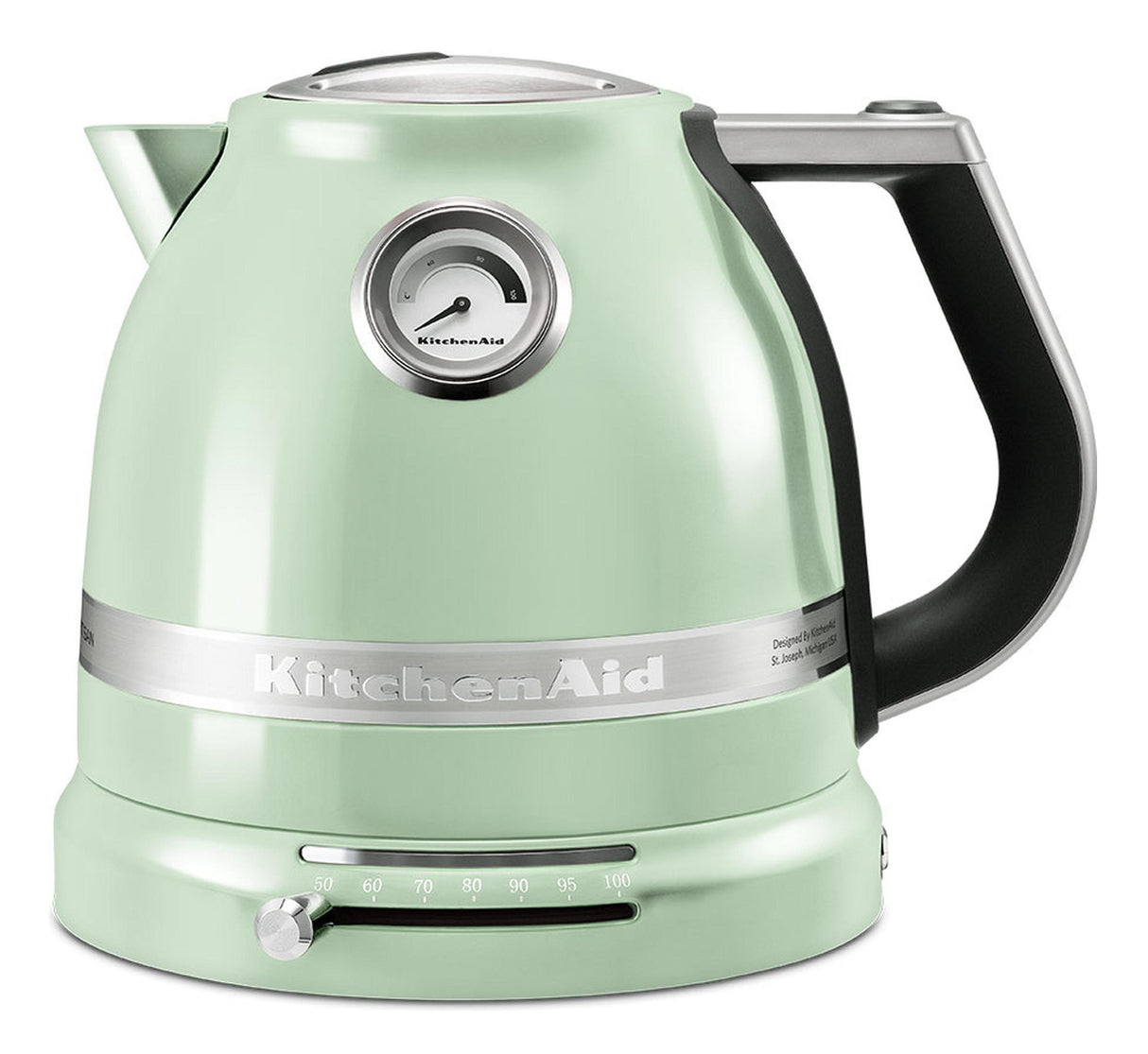 EAN 5413184907556 - KitchenAid 5KEK1522EPT tetera eléctrica 1,5 L 2400 W Negro, Verde, Acero inoxidable imagen 1