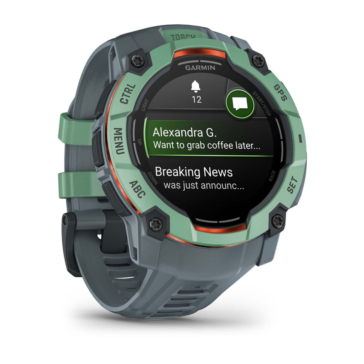 EAN 0753759341657 - Garmin Instinct 3 AMOLED 3,3 cm (1.3") 50 mm Digital 416 x 416 Pixeles Pantalla táctil Verde GPS (satélit imagen 1