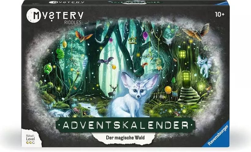 Calendario De Adviento De Mysterburger Ravensburger - The Magical Forest, Game De Rompecabezas 23627