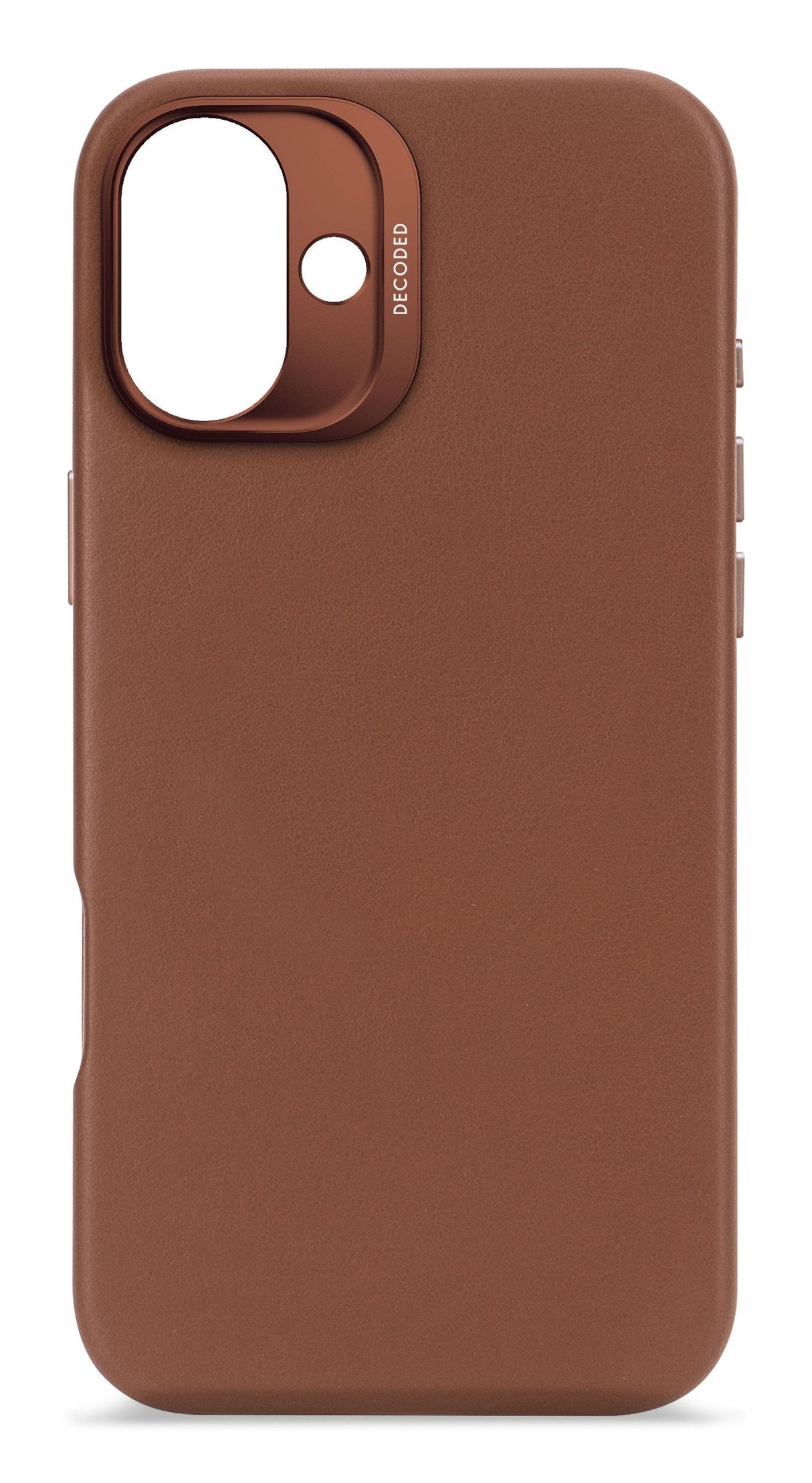 Decoded Leather Backcover Iphone 16 Plus Tan