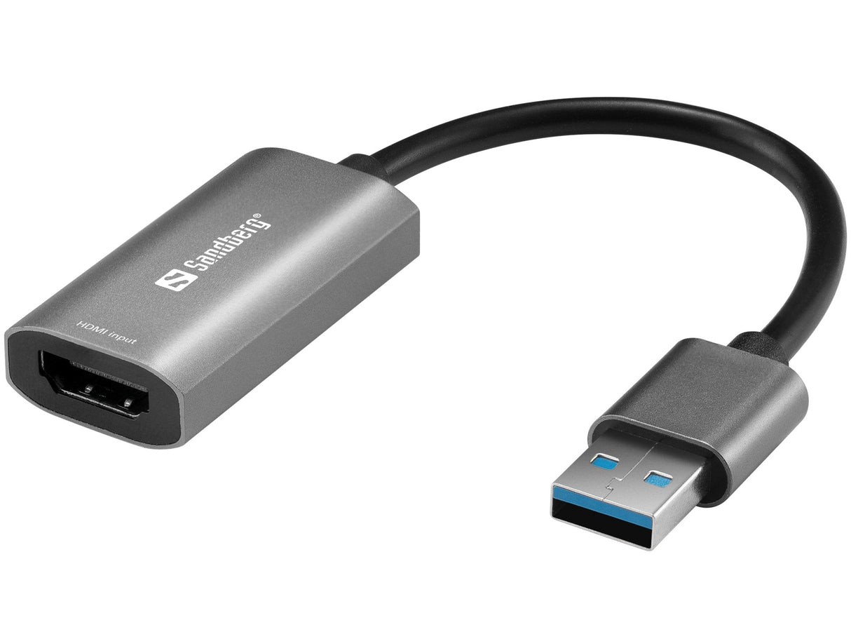 Sandberg Hdmi Capture Link To Usb 4k Gris