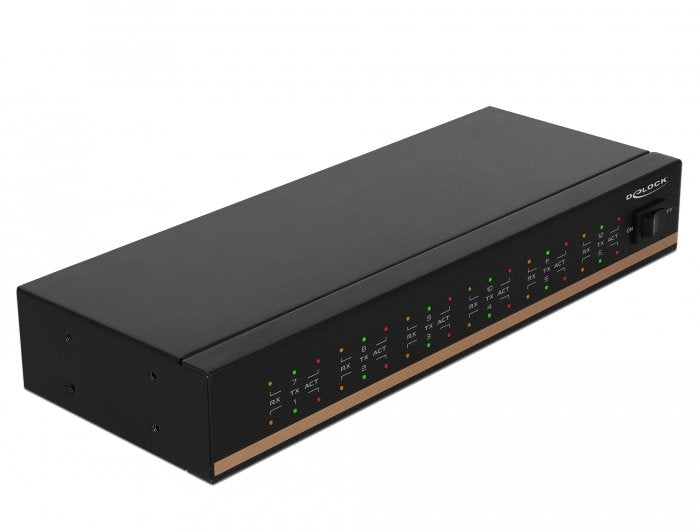 Delock 64070 Hub De Interfaz Usb 2.0 0,4608 Mbit/S Negro, Hub Usb Usb 2.0, Rs-232, Usb 2.0, 0,4608 Mbit/S, Negro, Metal, 1,2 M