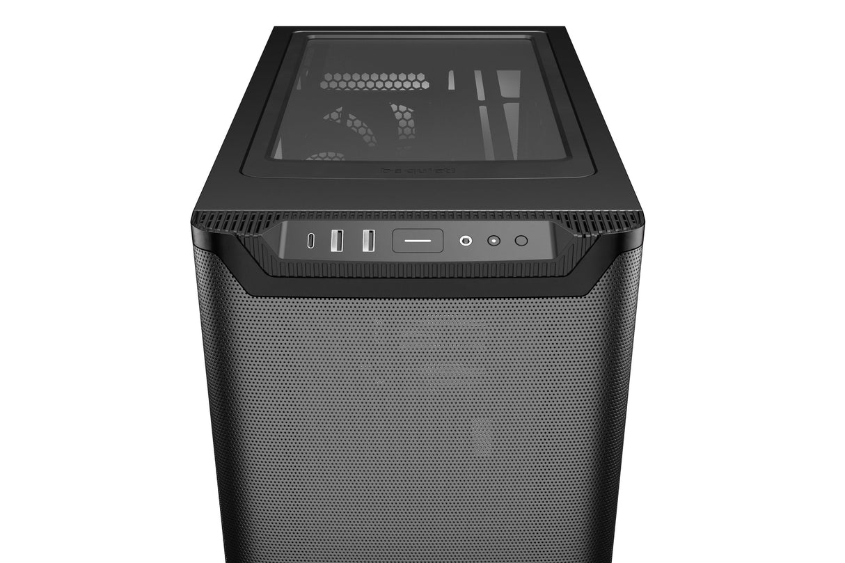 Caja Pc Be Quiet! Pure Base 501 Ventana Airflow Negro, Vidrio Templado Bgw74