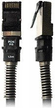 Cable De Red Rj45 Cat.6a Utp Negro, 90 Cm