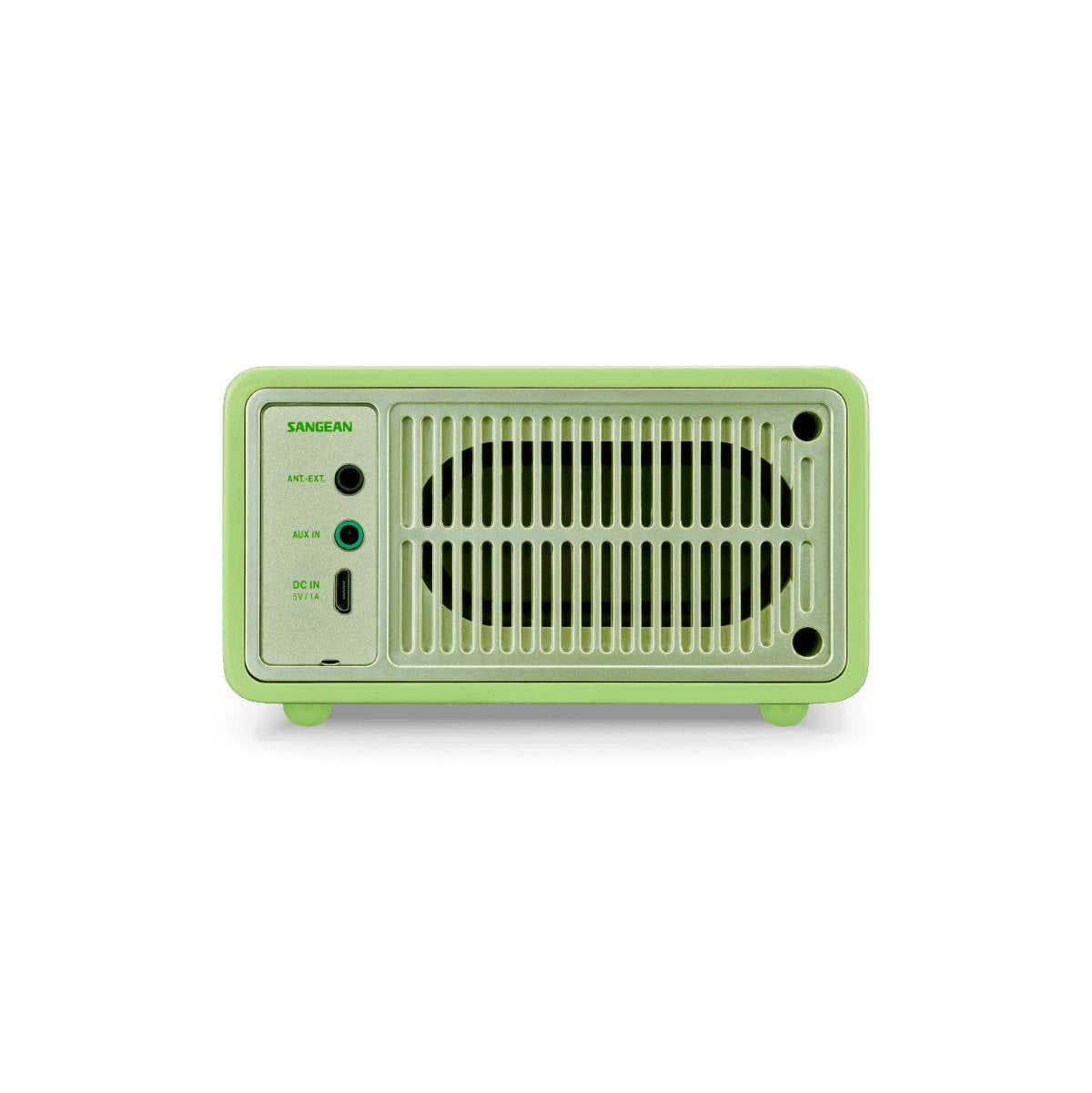 Sangean Wr-7 Verde Radio Analógica Sobremesa Fm Bluetooth Batería Li-Ion Recargable