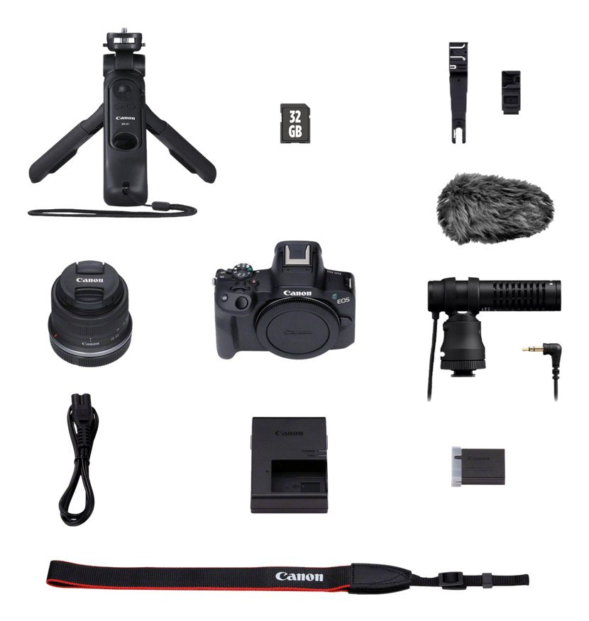 Canon Eos R50 + Rf-S 18-45mm Creator Kit (Sip)