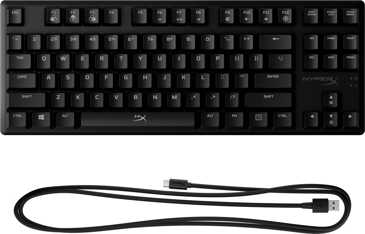 Teclado Ingles Hyperx Mecánico Gaming Alloy Origins - Hx Red (Distribución De Ee. Uu.)