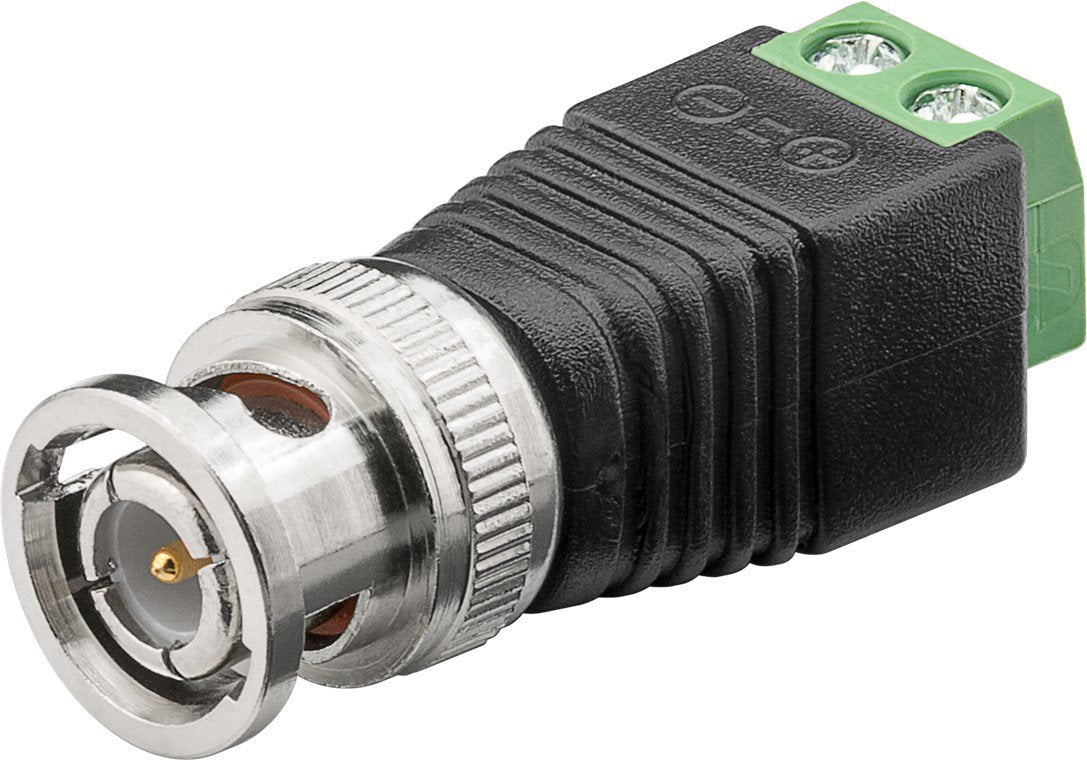 EAN 4040849767388 - Goobay 76738 cambiador de género para cable BNC 2-pin Negro imagen 1