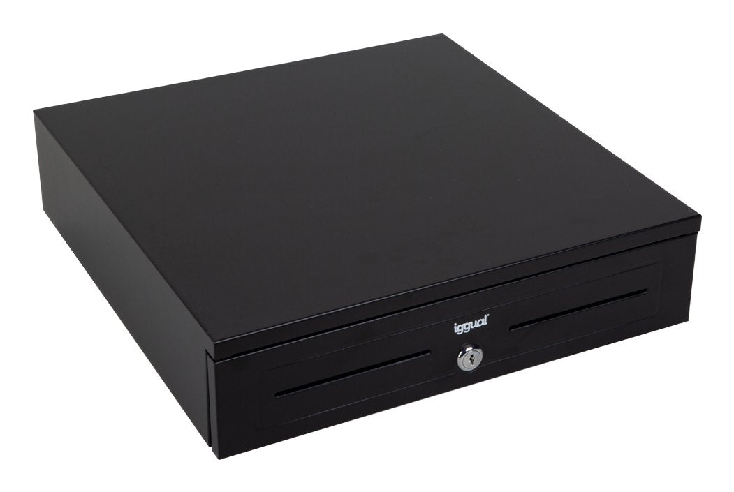 Iggual Cajón Portamonedas Iron-Hd 41cm 5+8 Negro