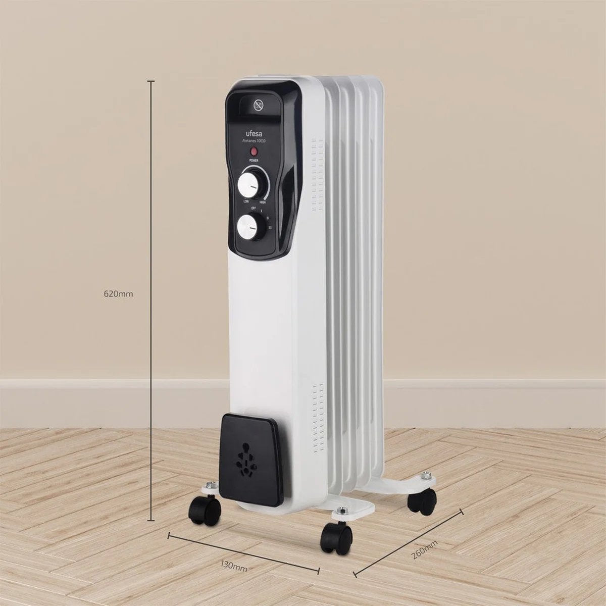 Ufesa Radiador De Aceite Antares 1000 W 5 Elementos