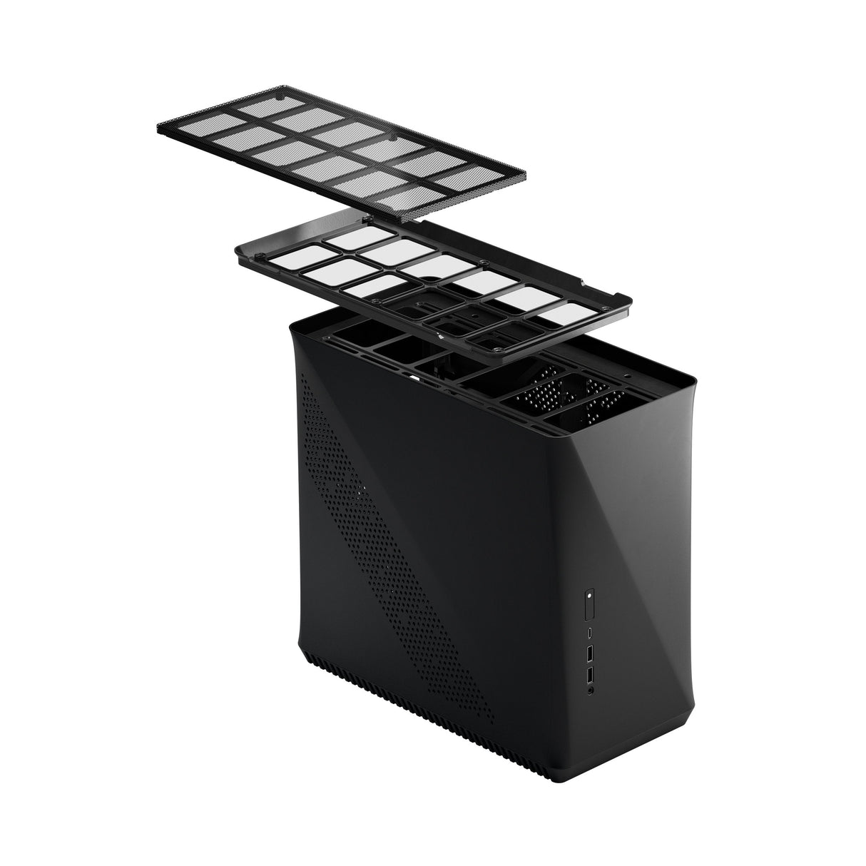 Caja Pc Fractal Design Era Itx Carbon Tg Fractal Design Era Itx, Midi-Tower, Pc, Aluminio, Acero, Vidrio Templado, Carbono, Itx, 12 Cm