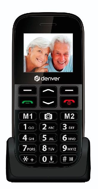 Telefono Movil Denver Bas 18600l 1.77" Sms Quand Band Camara Boton Sos Para Mayores