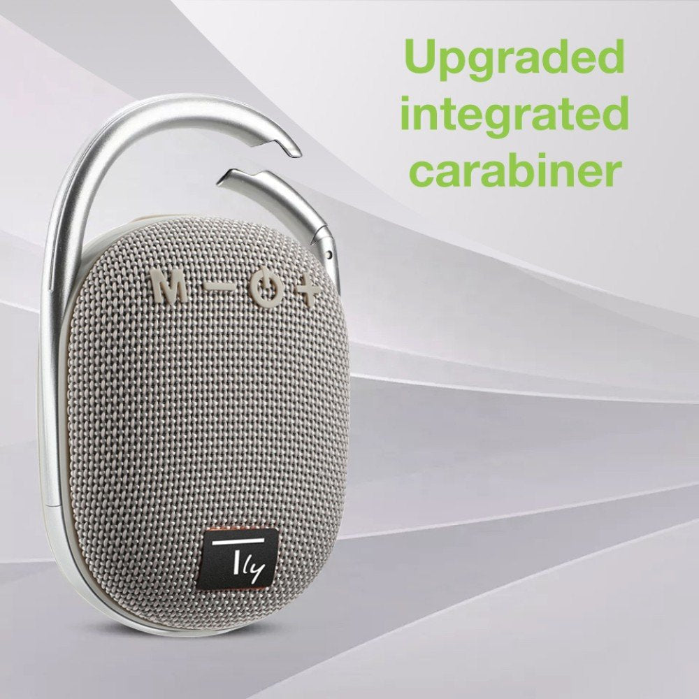 Techly Icasbl321gr Altavoz Bluetooth 5.3, 5w, Tws, Led, Usb Microsd Mp3, Gris