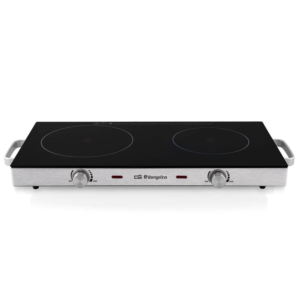 EAN 8436044539664 - Orbegozo PCE 6000 Negro, Acero inoxidable Encimera Cerámico 2 zona(s) imagen 1