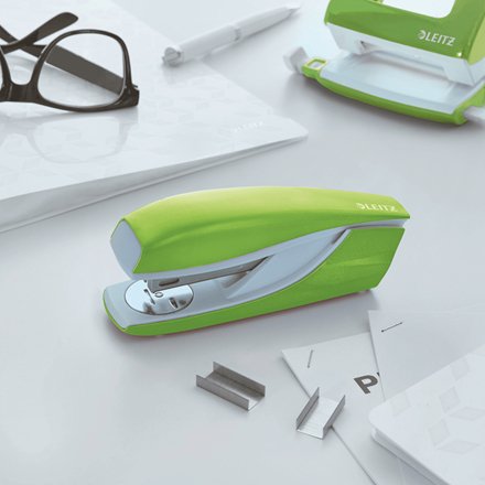 Leitz Grapadora Nexxt 5502 Wow - Verde-Metallic