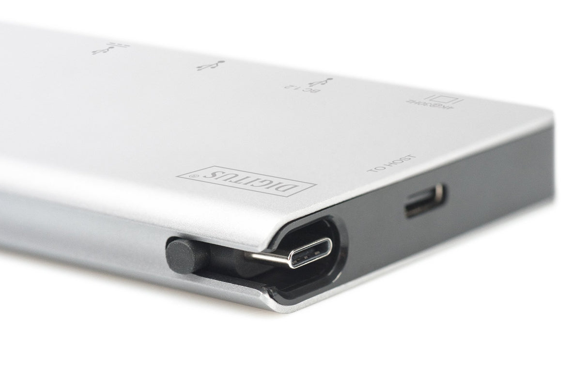 EAN 4016032450481 - Digitus DA-70867 base para portátil y replicador de puertos USB 3.2 Gen 1 (3.1 Gen 1) Type-C Plata imagen 11