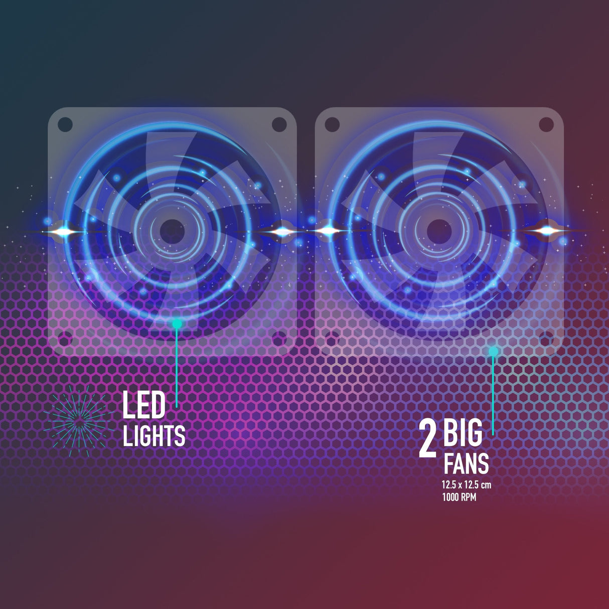 EAN 8435430617689 - NGS Jetstand almohadilla fría 39,6 cm (15.6") 1000 RPM Negro imagen 5