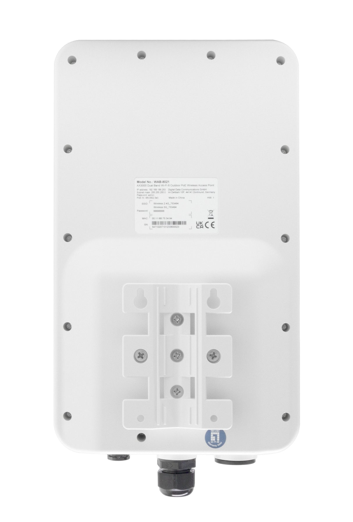 Levelone Wlan Access Point Outdoor Poe Dualband Ax3000 Wifi6