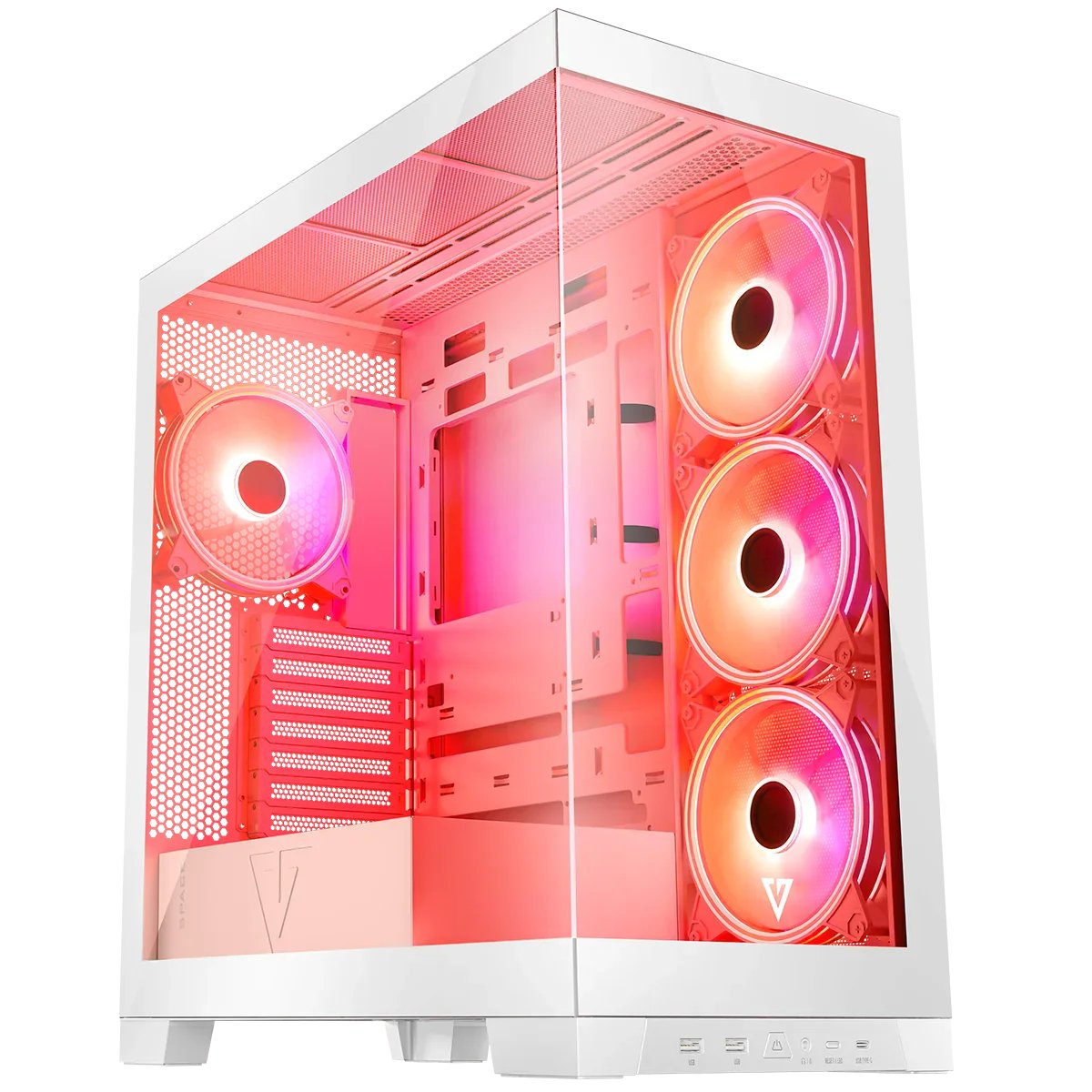 EAN 5903560981305 - Modecom Volcano SPACE APEX ARGB MIDI Midi Tower Blanco imagen 5