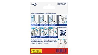 Tesa Mosquitera Adaptador Para Puerta Plegable 55415 Blanco