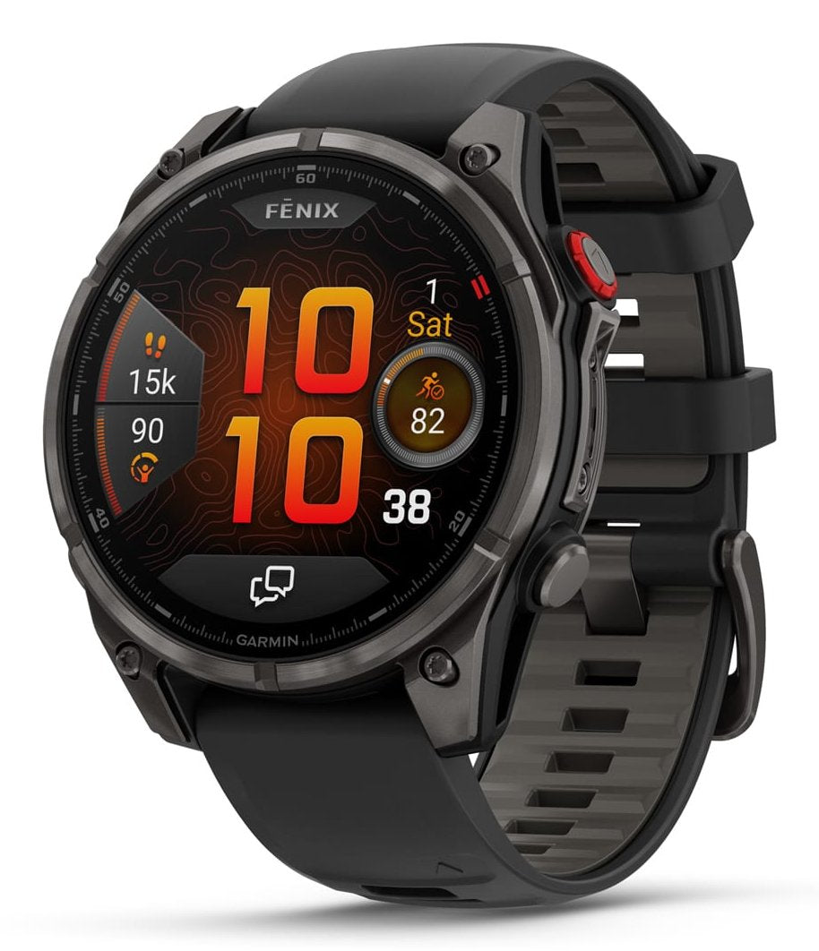Smartwatch Garmin Fenix 8 Pro 3,56 Cm (1.4") Amoled 47 Mm Digital 454 X 454 Pixeles Pantalla Táctil Gris Wifi Gps (Satélite)