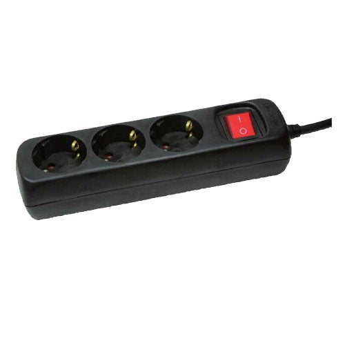 EAN 4052792012392 - LogiLink LPS206B base múltiple 1,4 m 3 salidas AC Negro imagen 1