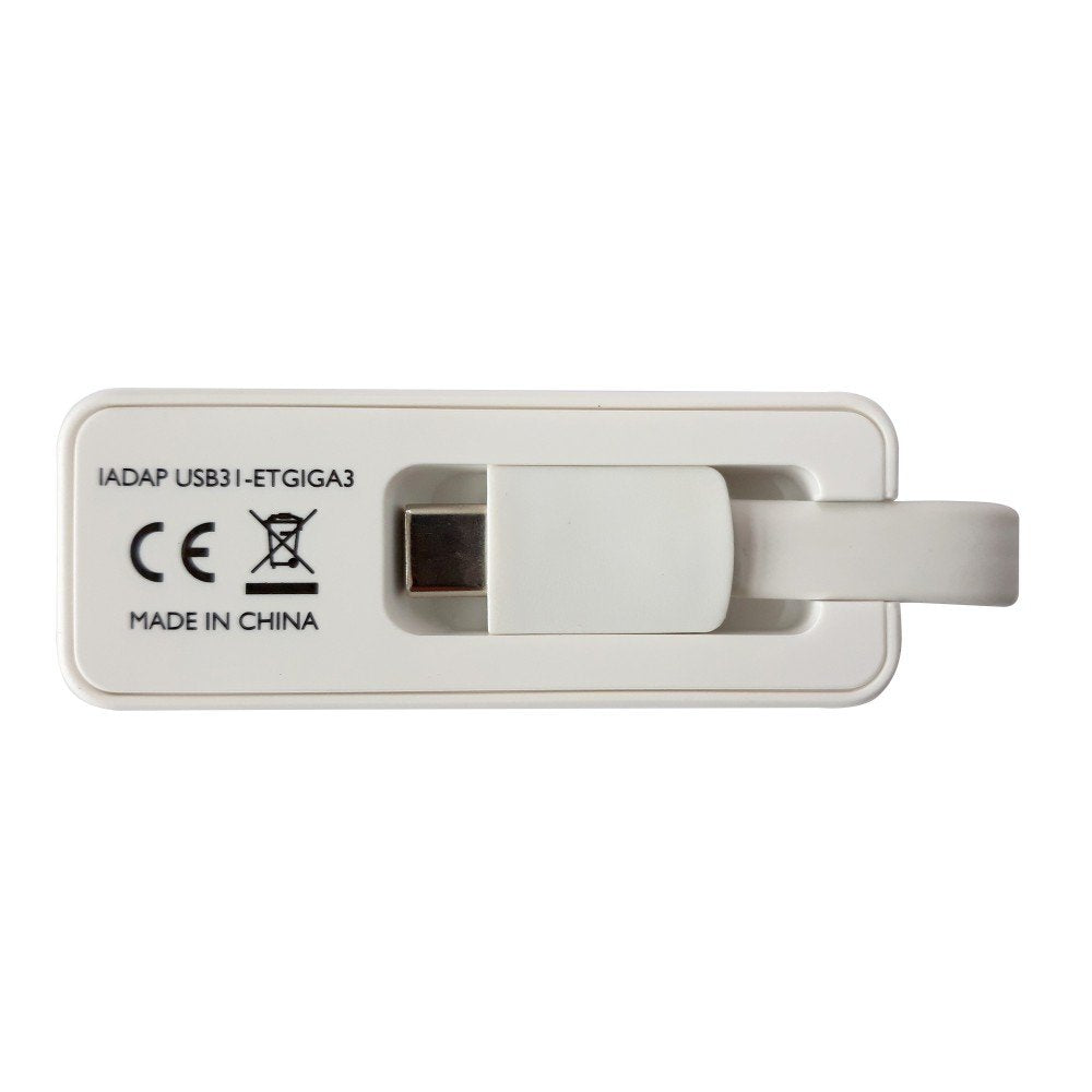 Adaptador Techly Usb 3.1 Tipo C Rj45 10/100/1000, Blanco