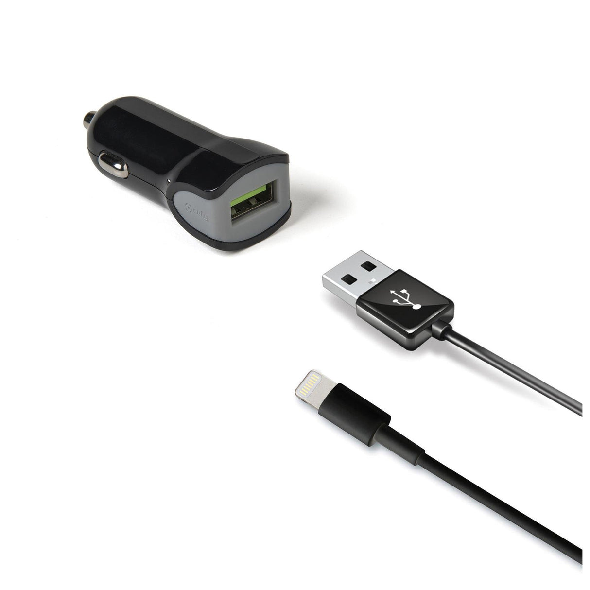 EAN 8021735724988 - Celly CCUSBLIGHT cargador de dispositivo móvil Universal Negro Encendedor de cigarrillos Auto imagen 1