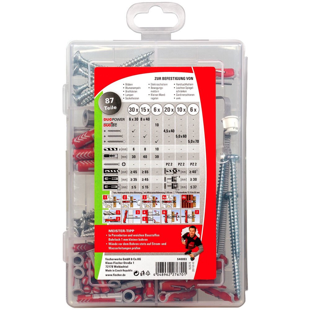 Fischer Caja Maestra Duopower / Duotec, Pasador 540093